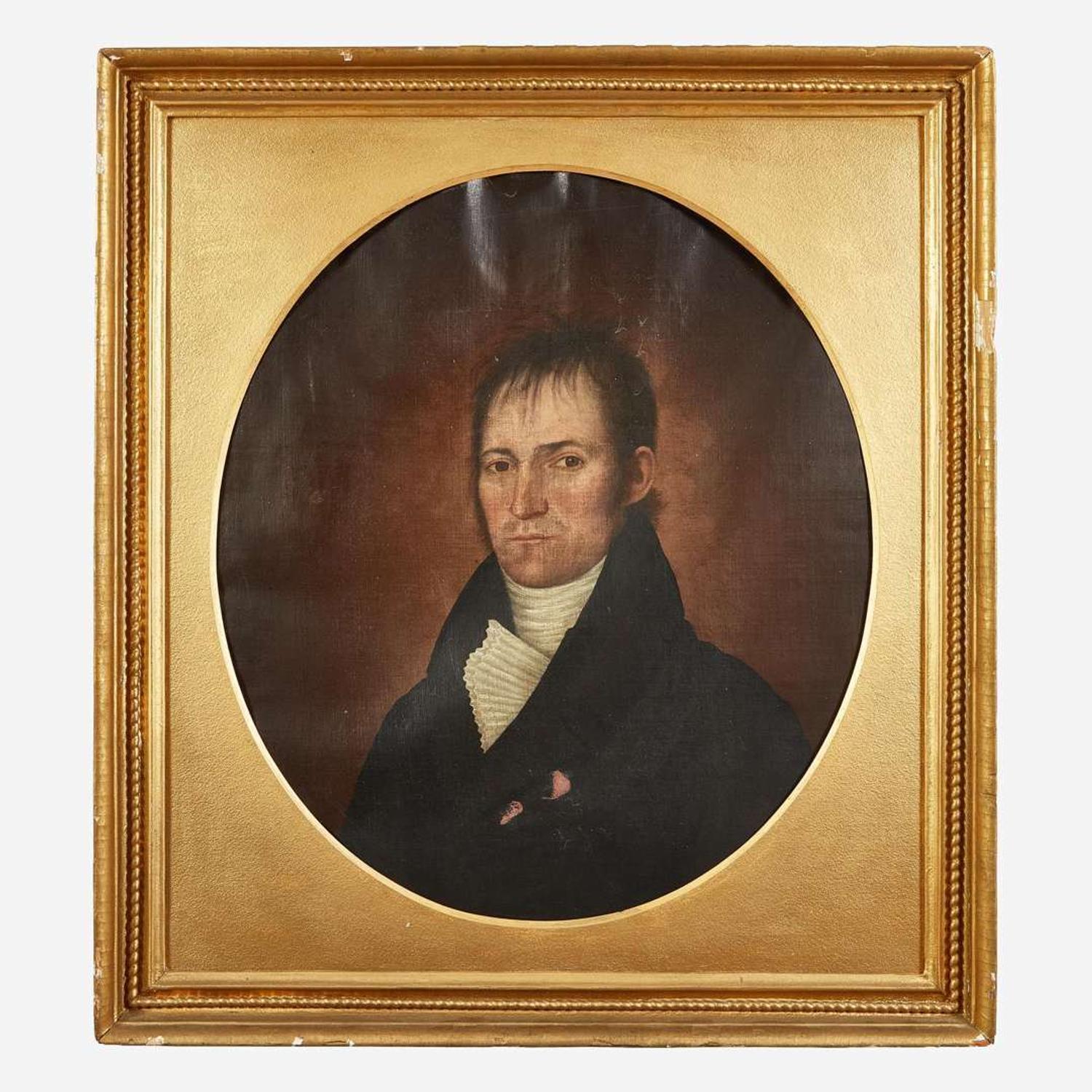 James Brown (active 1806-1809) Portrait of Ephraim Hart (1774-1839), dated "1809"