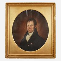 James Brown (active 1806-1809) Portrait of Ephraim Hart (1774-1839), dated "1809"