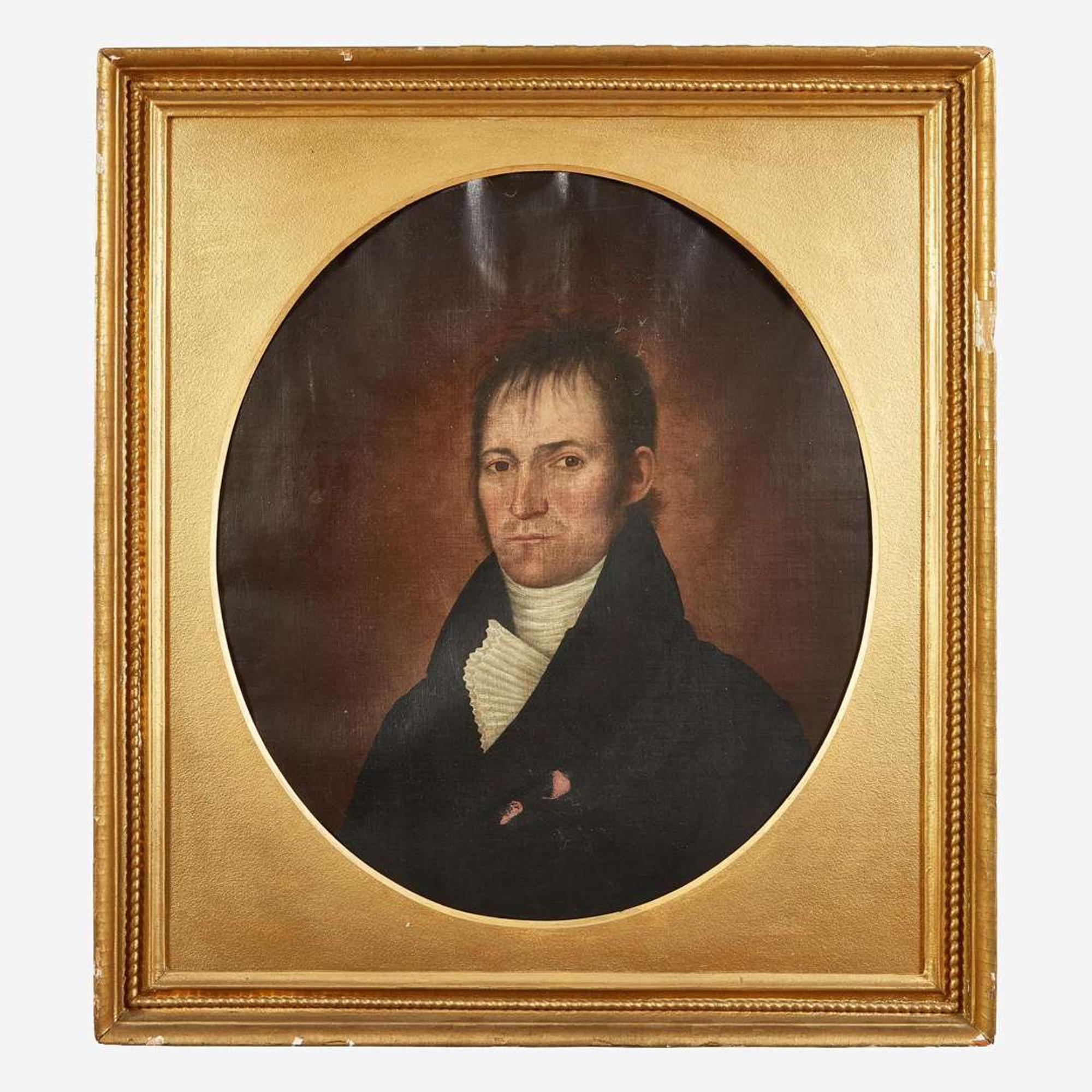 James Brown (active 1806-1809) Portrait of Ephraim Hart (1774-1839), dated "1809"