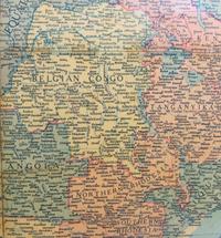 An American 32-Inch Library Globe Height 50 x diameter of globe 32 inches. — REPLOGLE GLOBES INC., CHICAGO, SECOND QUARTER TO MID-20TH CENTURY