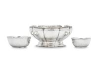 Three Arts & Crafts Silver Bowls