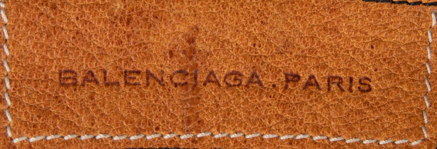 Balenciaga, Brown Leather Saddle Bag
