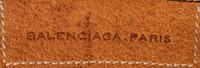 Balenciaga, Brown Leather Saddle Bag