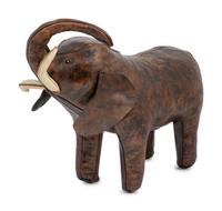 A Leather Elephant Foot Stool Attributed to Omersa and Co.