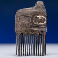Haida Carved Baleen Comb
