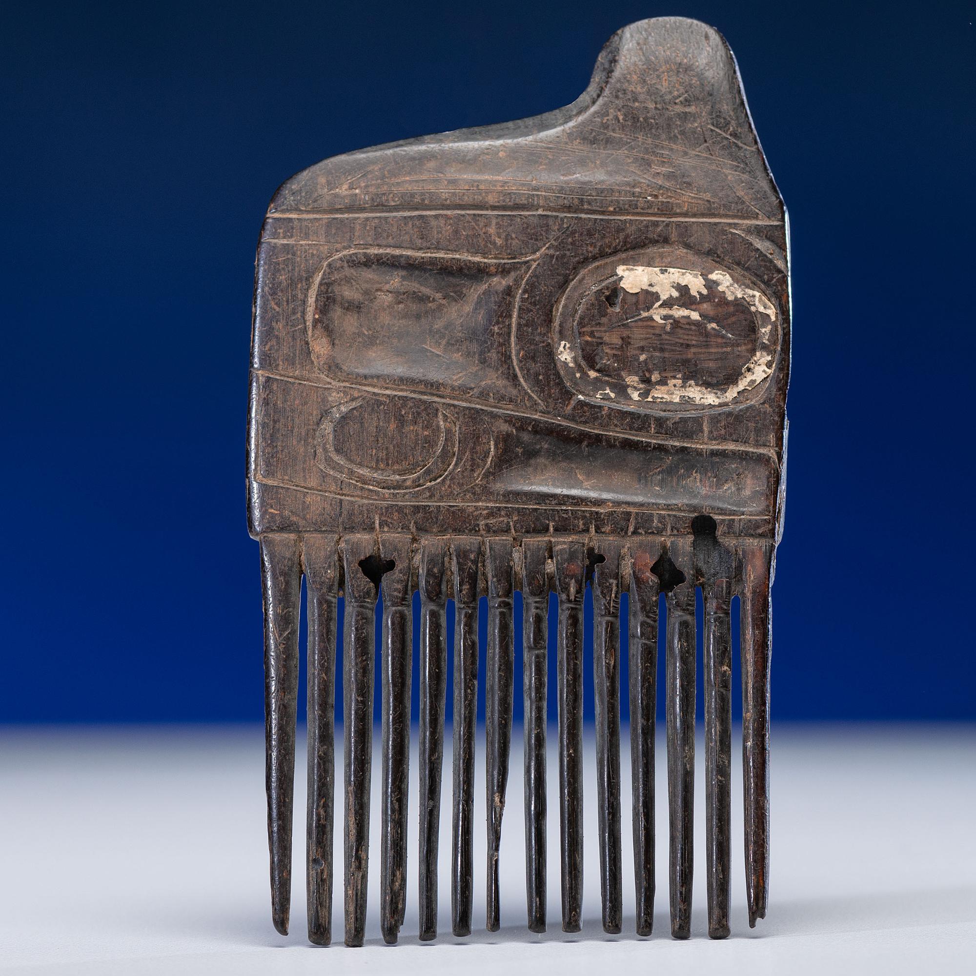 Haida Carved Baleen Comb