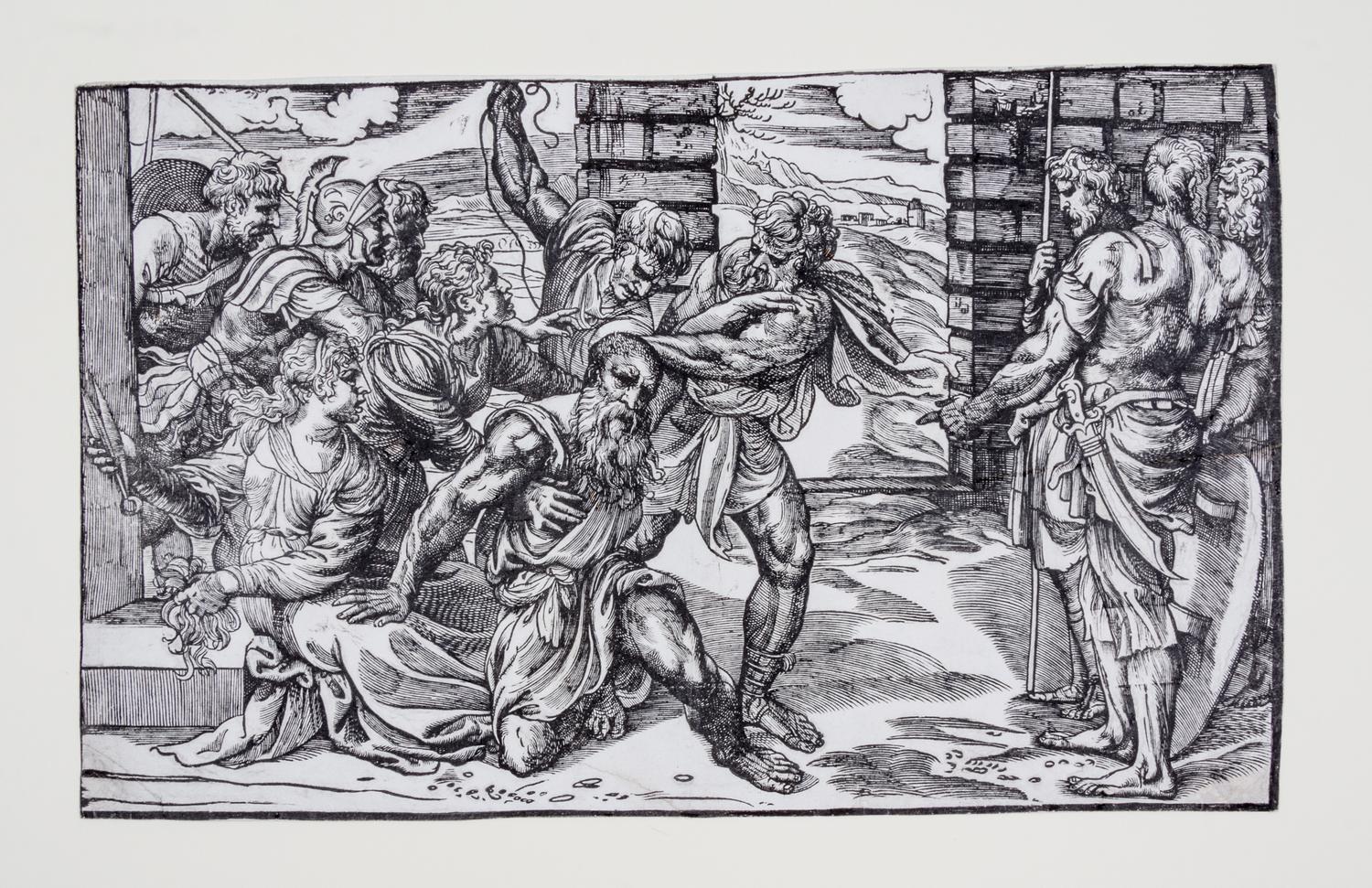 Niccolo Boldrini, (Italian, 1510-1566), Samson and Delilah (after Titian), c. 1540