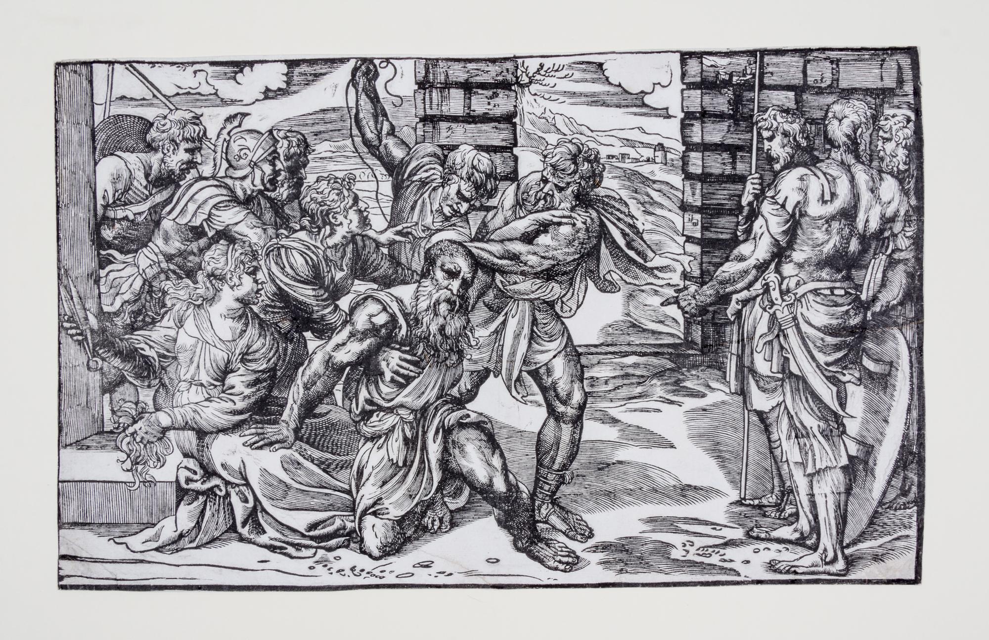 Niccolo Boldrini, (Italian, 1510-1566), Samson and Delilah (after Titian), c. 1540