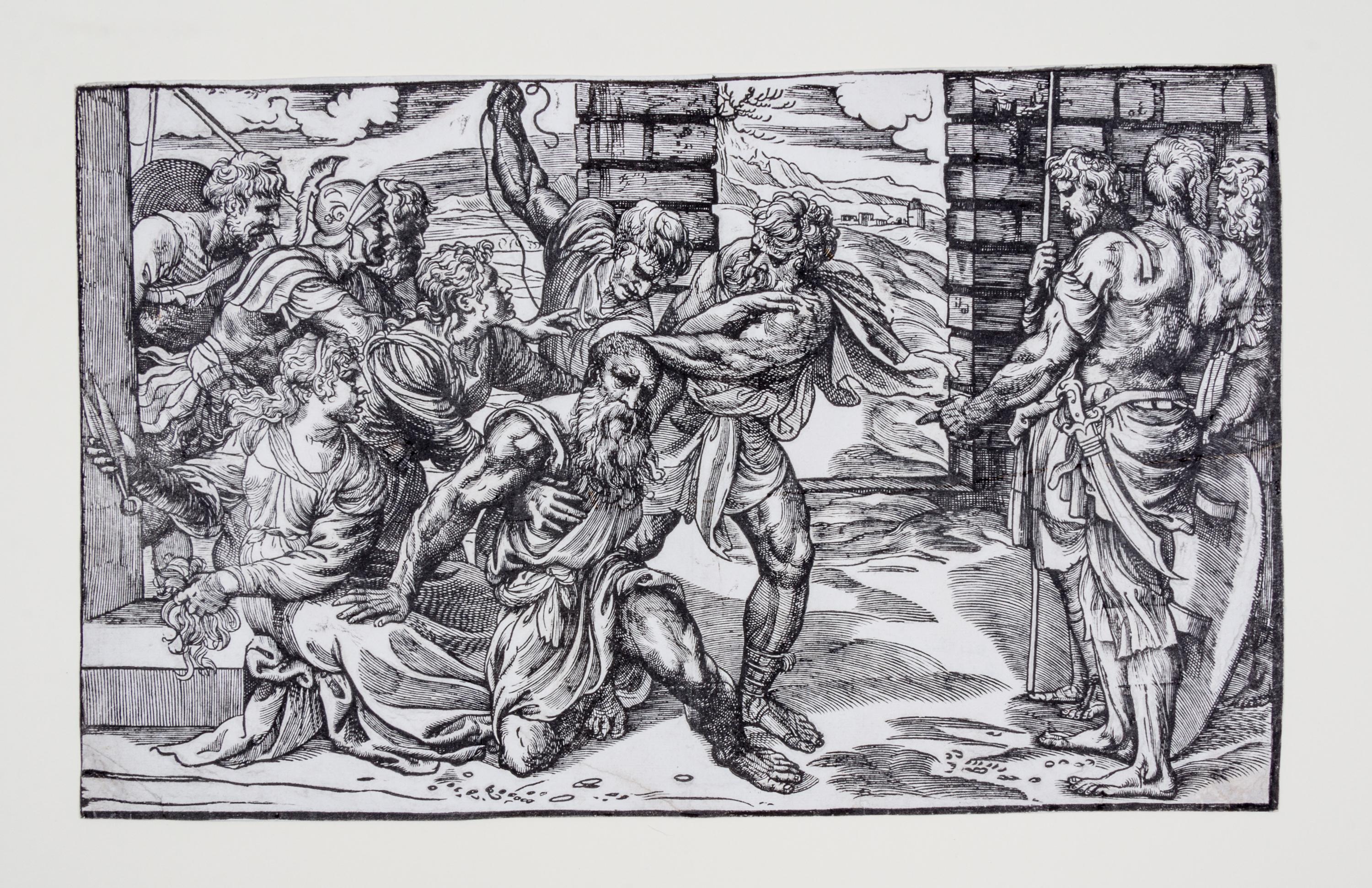 Niccolo Boldrini, (Italian, 1510-1566), Samson and Delilah (after Titian), c. 1540