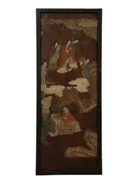 Seven Chinese Framed Lacquer Panels — 19TH CENTURY