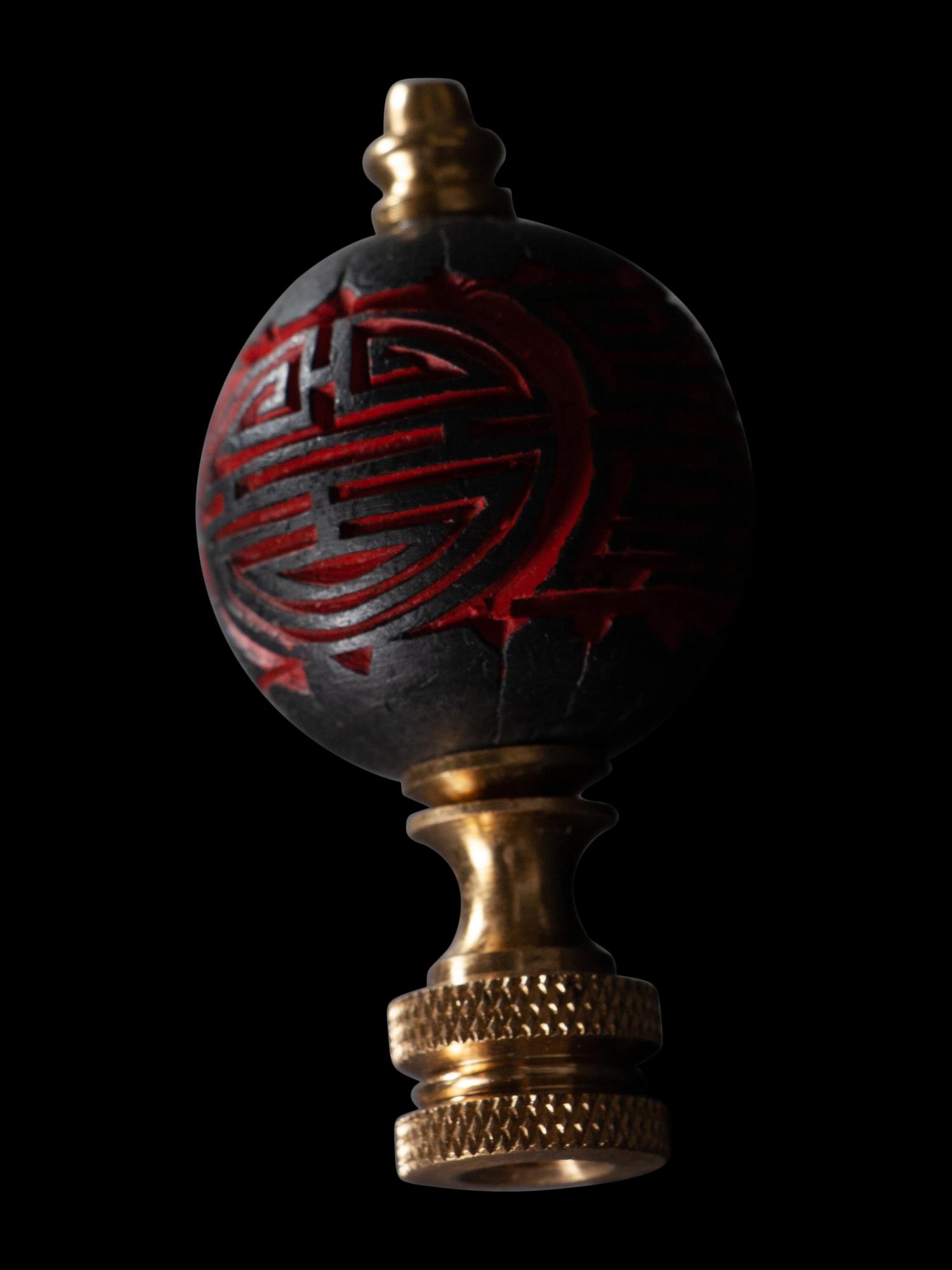 47 Chinese Lamp Finials