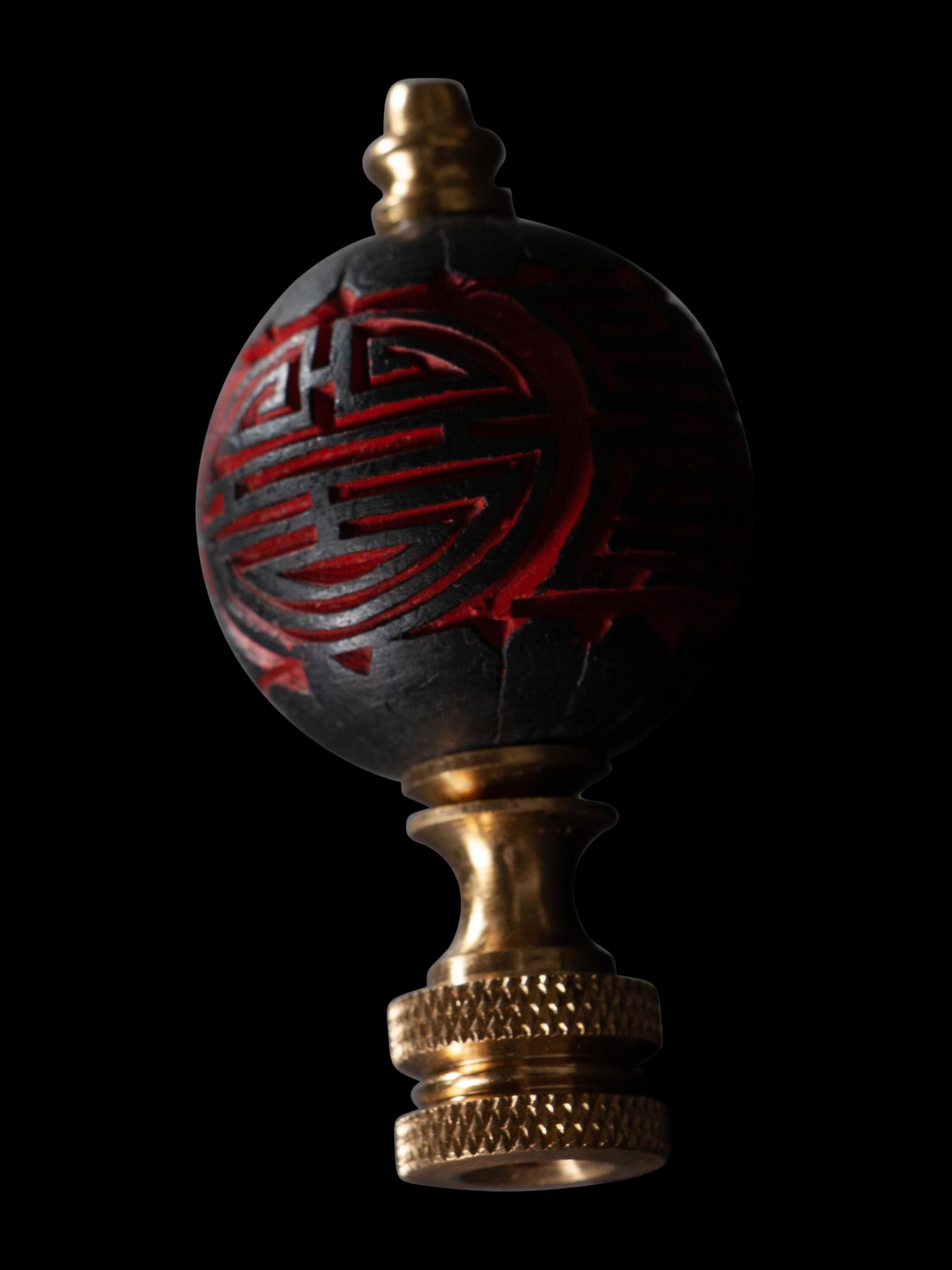 47 Chinese Lamp Finials