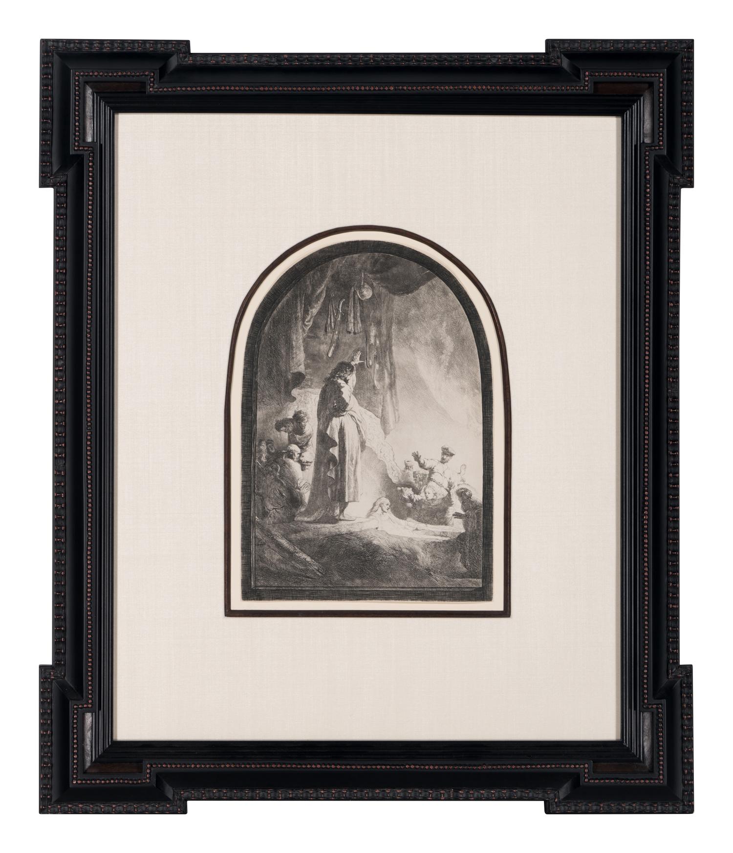 Raising of Lazarus: Larger Plate, ca. 1632