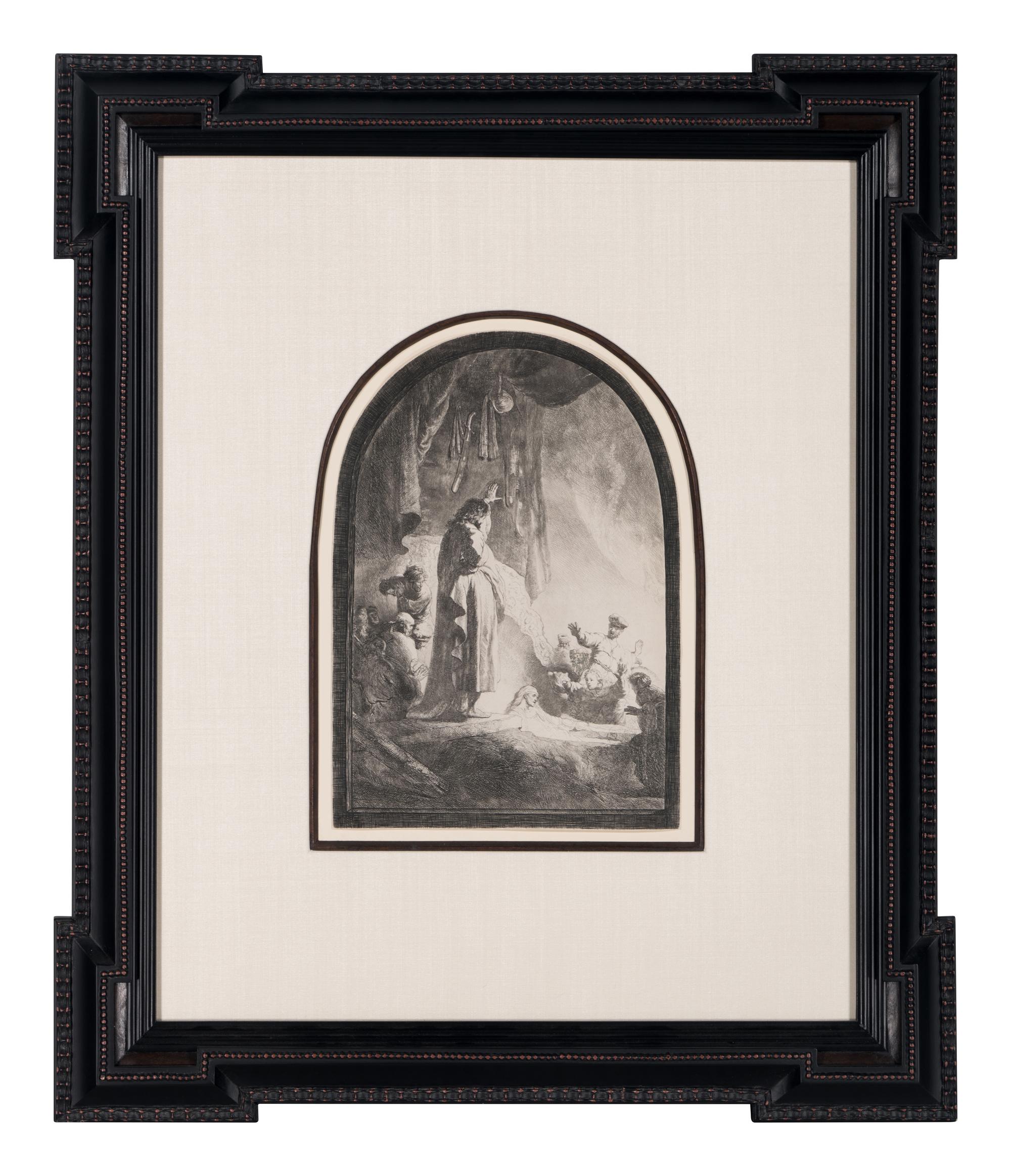 Raising of Lazarus: Larger Plate, ca. 1632
