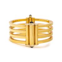 YELLOW GOLD BANGLE BRACELET