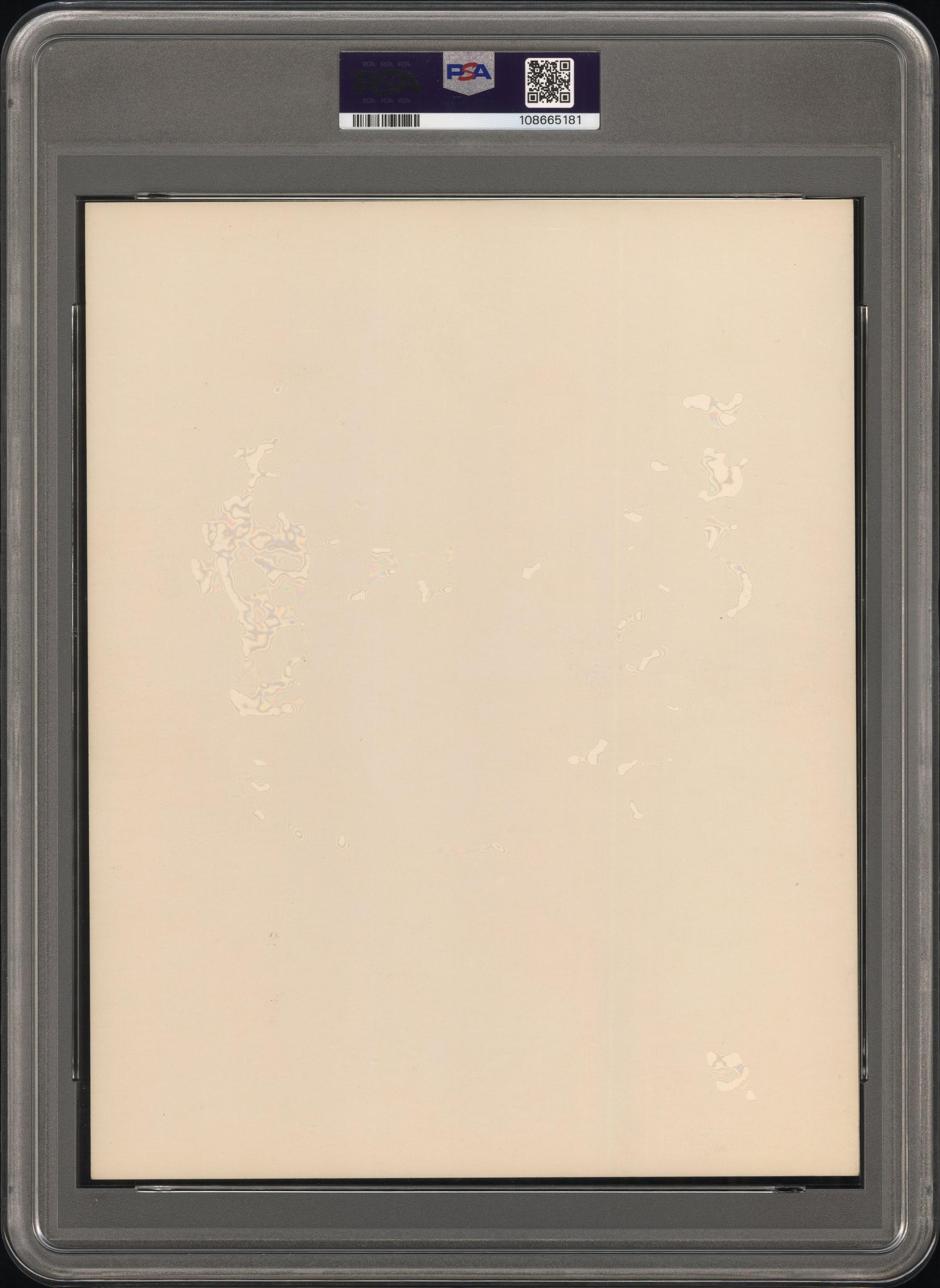 A 1964-66 Requena New York Yankees Mickey Mantle Signed Autograph 8x10 Baseball Card (PSA 4 VG-EX, AUTO 9)