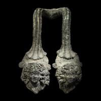 A Roman Bronze Hydria Handle
