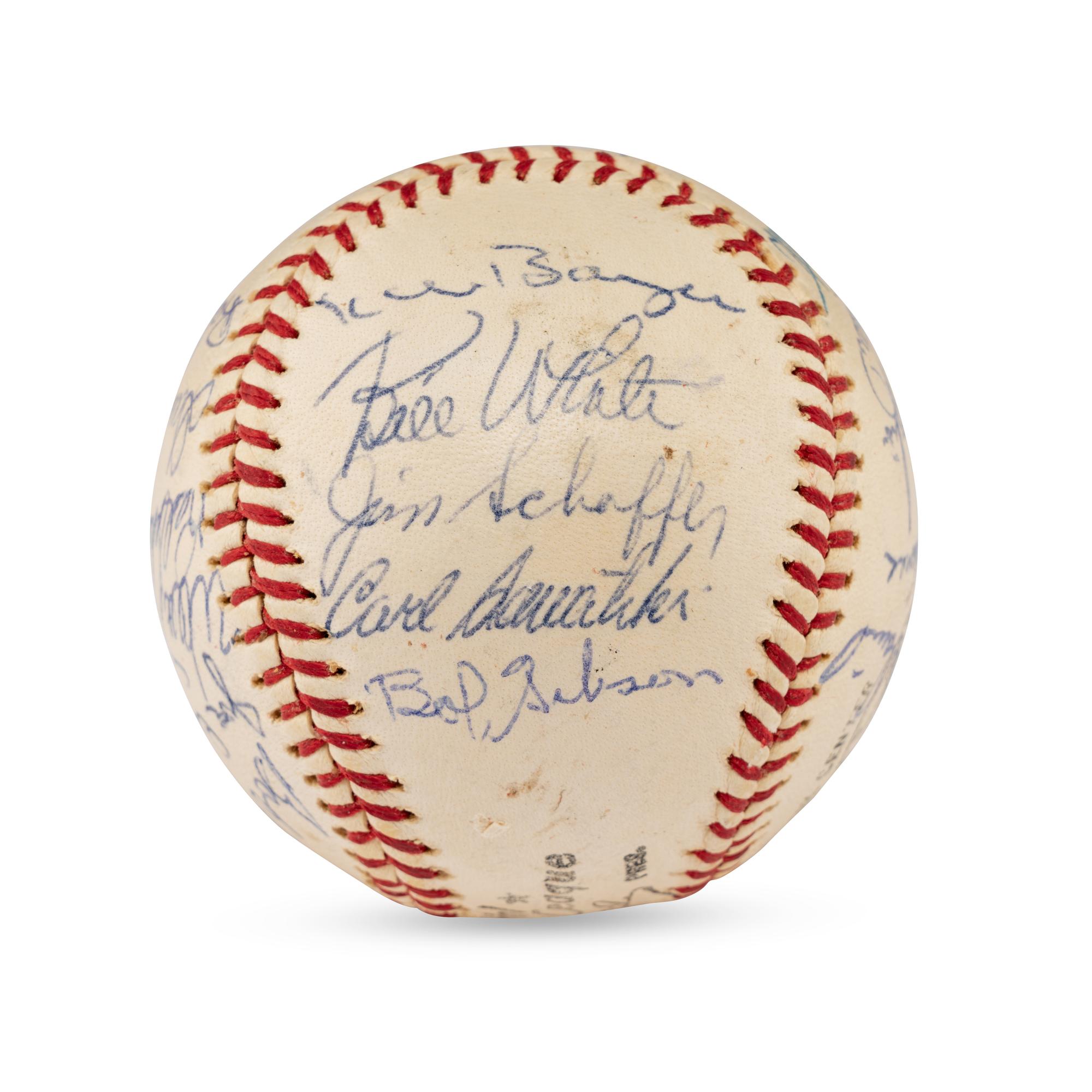 A 1961 St. Louis Cardinals Team Signed Autograph Baseball