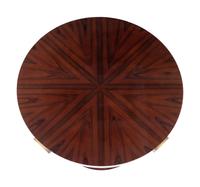 A Bolier Simulated Rosewood and Bronze Side Table