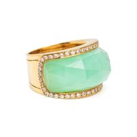 STEPHEN WEBSTER, QUARTZ AND DIAMOND 'CRYSTAL HAZE' RING