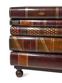 A Pair of Maitland-Smith Book-Form End Tables