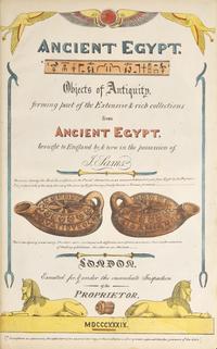 [Travel & Exploration] Sams, J(oseph). Ancient Egypt. Objects of Antiquity, forming part of the Extensive & rich collections from Ancient Egypt...