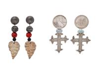 A Collection of Silver Earclips,