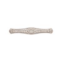 ART DECO, DIAMOND BAR BROOCH