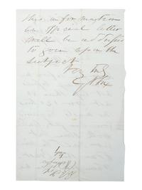[SLAVERY & ABOLITION] -- [COCKRAN, Francis S. (1814-1886)]. Archive of letters to Maryland abolitionist and Underground Railroad supporter, comprising: