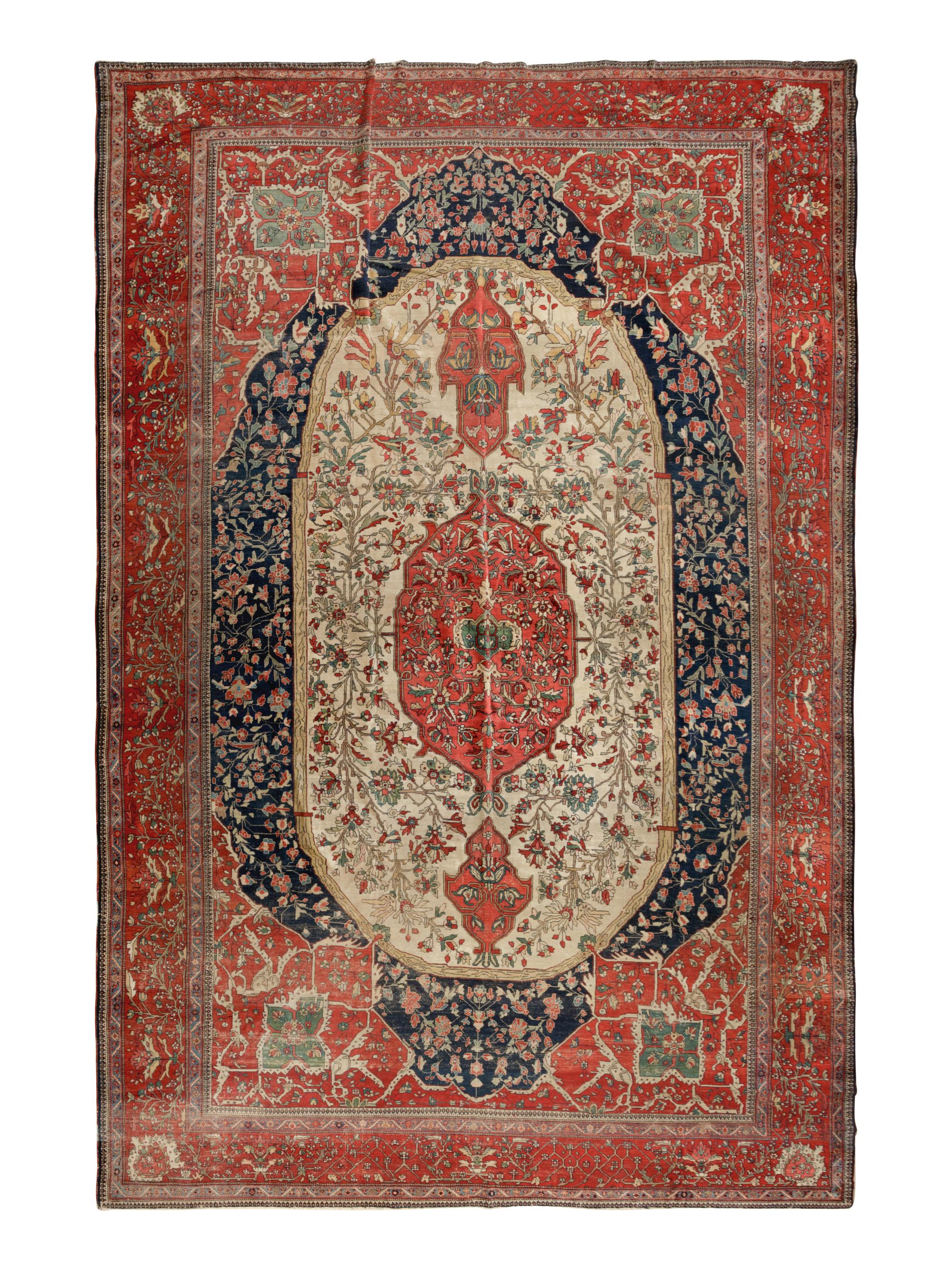 A Feraghan Sarouk Wool Rug