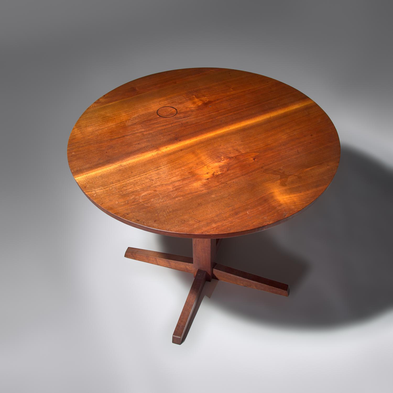 Round Top Pedestal Table, 1977