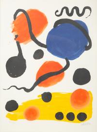 Black, Red and Blue Circles , 1967