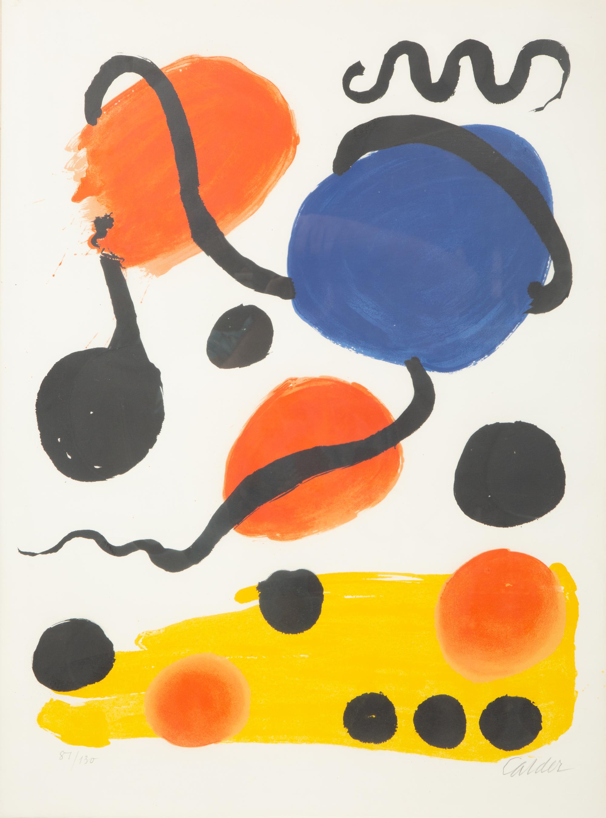 Black, Red and Blue Circles , 1967
