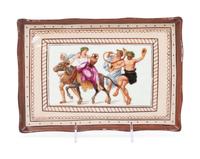 An Austrian Porcelain Card Tray