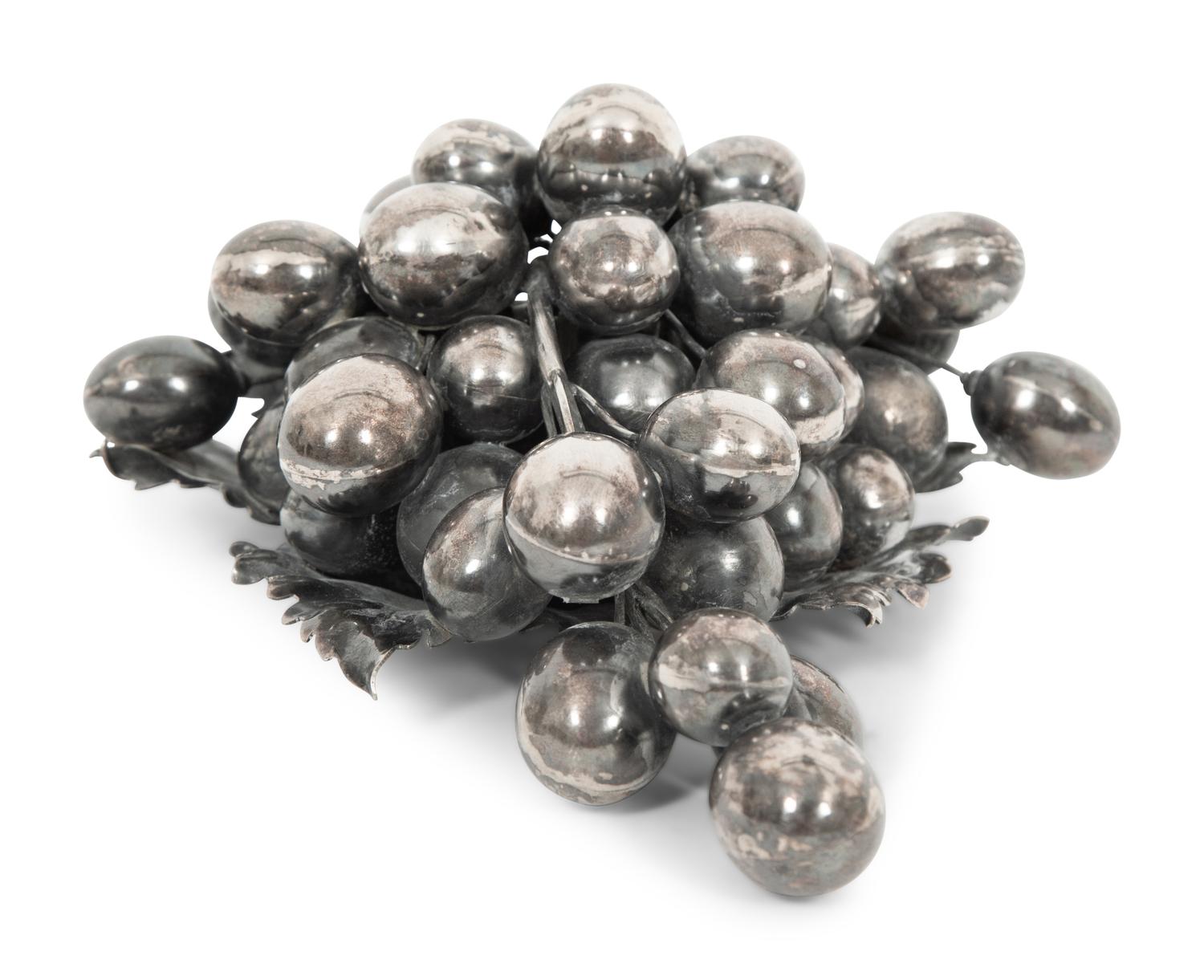 A Mario Buccellati Silver Fruit-Form Table Lighter