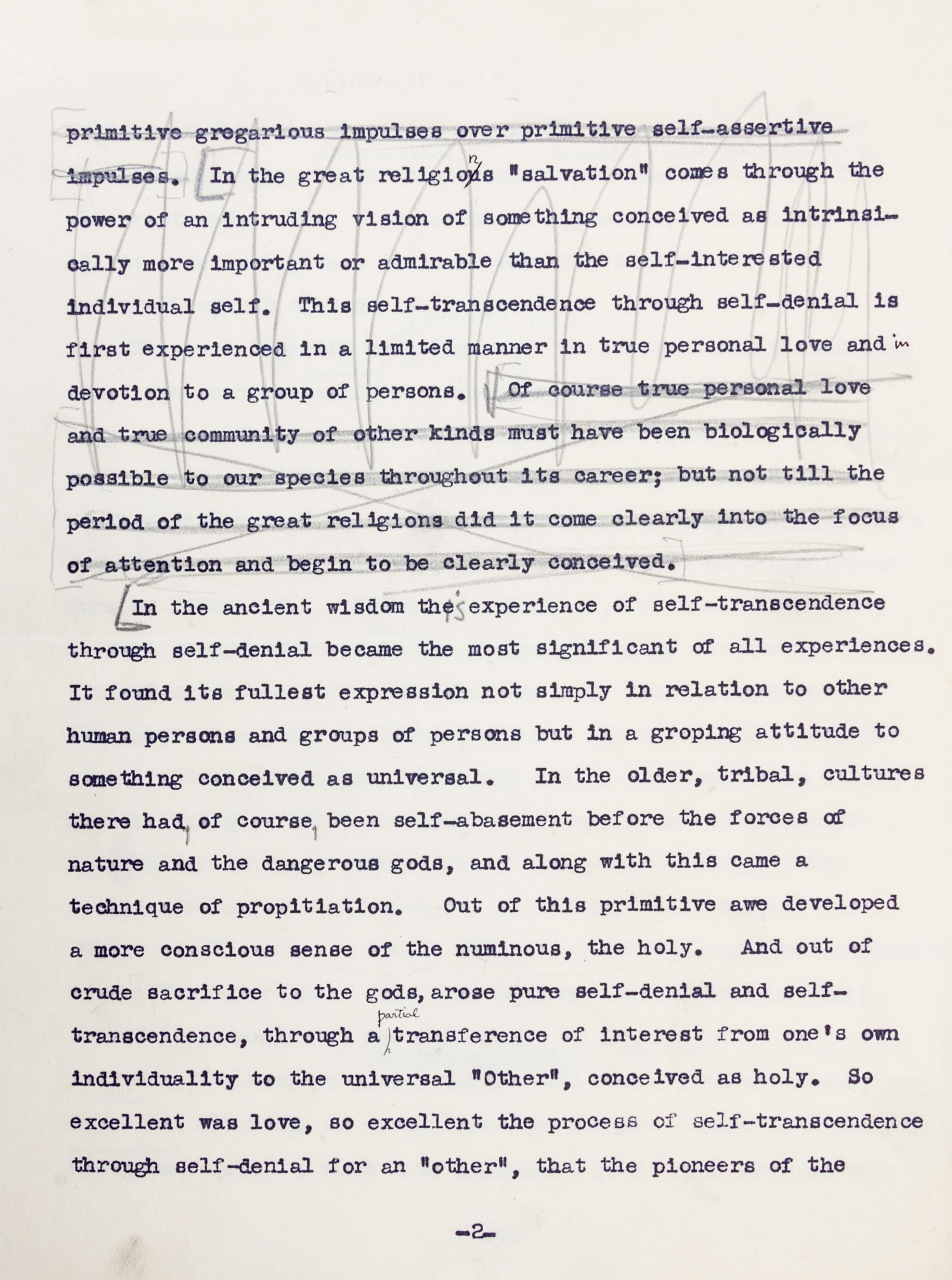 STAPLEDON, OLAF. Conflict of Wisdoms, 1949. Typescript of the essay. With ALS to John Gawsworth