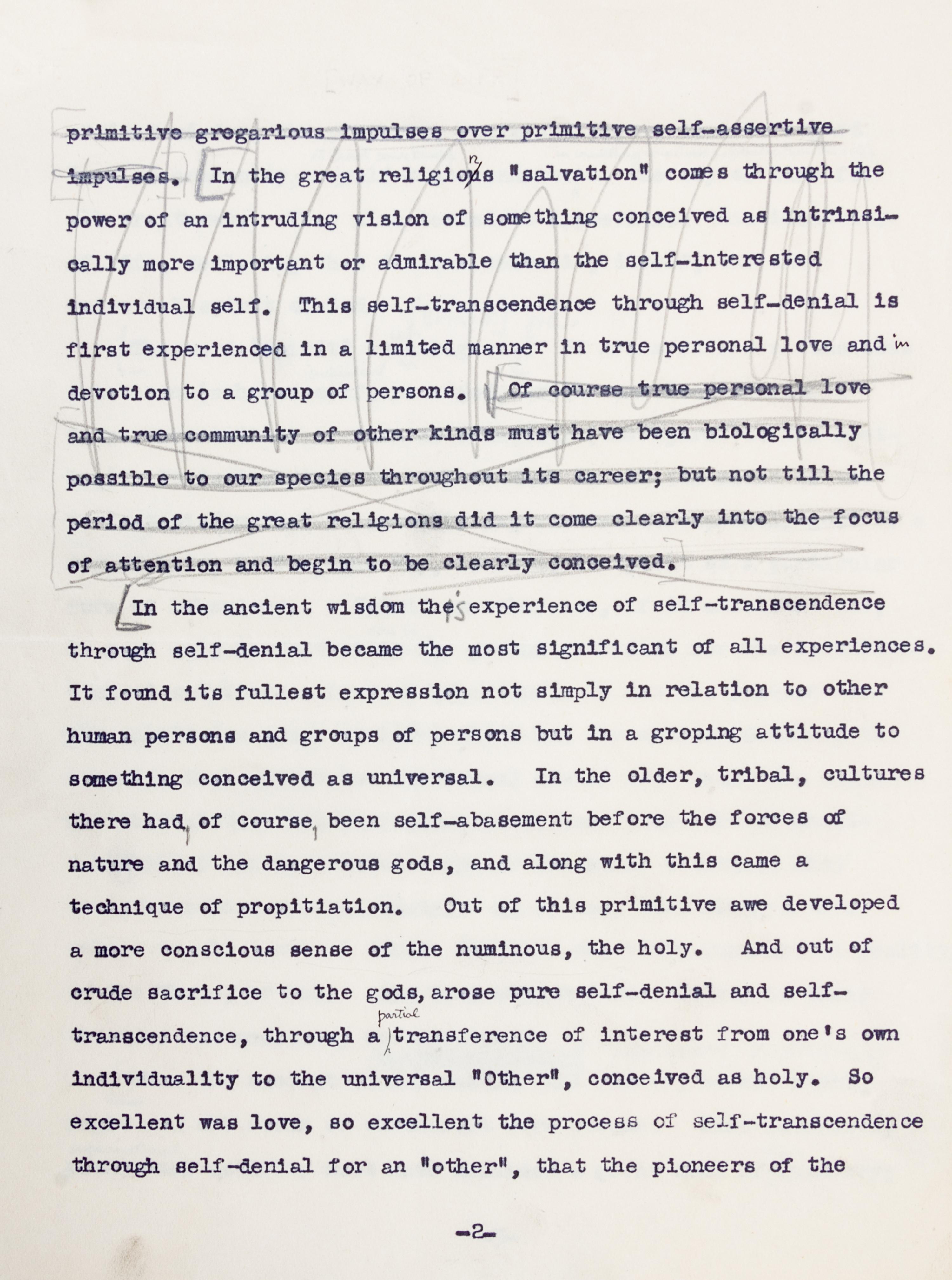 STAPLEDON, OLAF. Conflict of Wisdoms, 1949. Typescript of the essay. With ALS to John Gawsworth