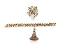 A Collection of Yellow Gold Jewelry, 55.30 dwts.