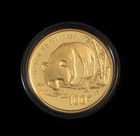 A China 1987 Panda Five Gold Coin Proof Set