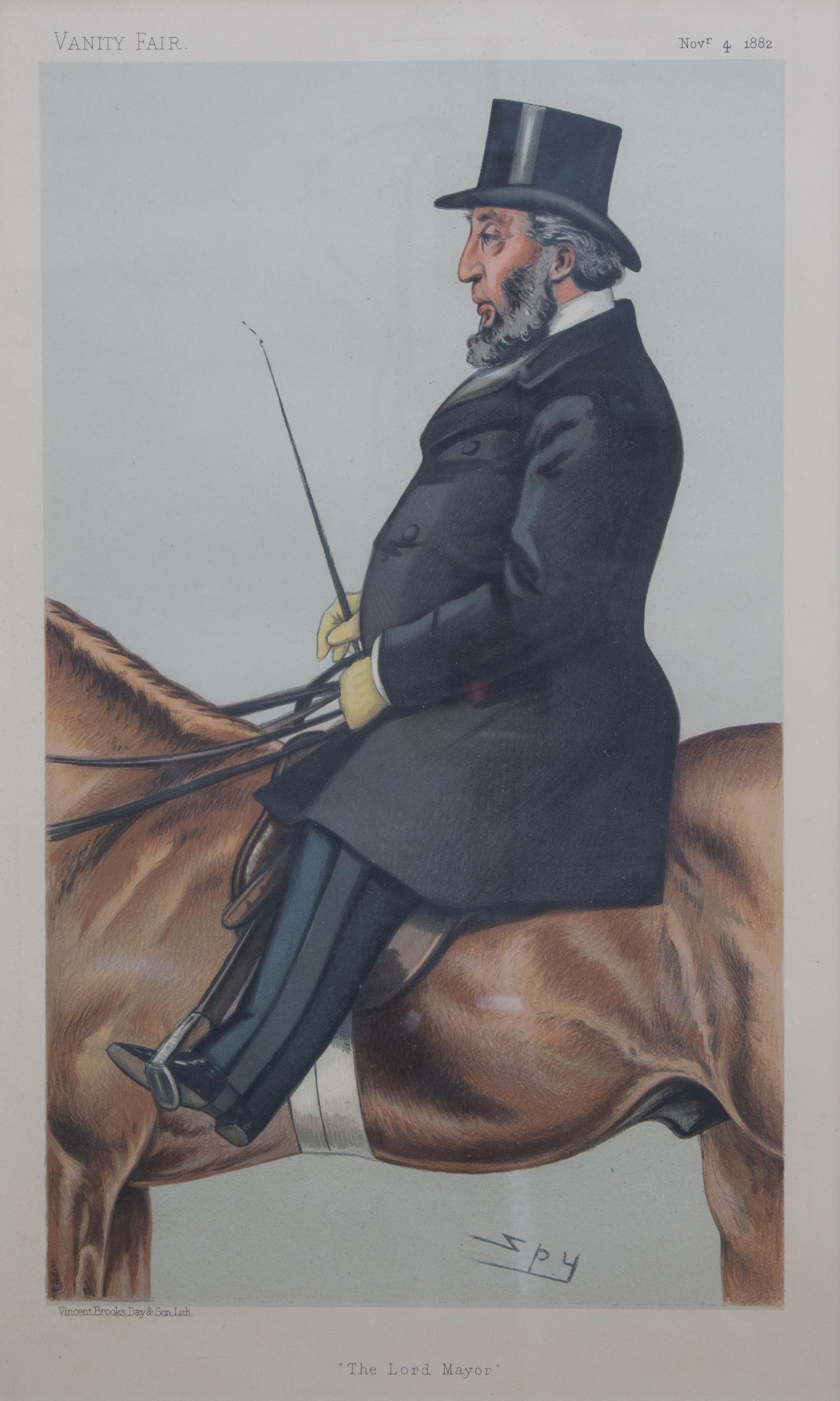 A Collection of Four Vanity Fair Prints 13 3/4 x 8 1/2 inches.