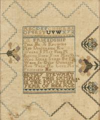 A Group of Four American Needlework Samplers, Early 19th Century