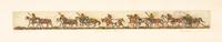 Group of four etchings: Crow War Ponys, Quiet Crow Camp, Pioneers, Born Loser