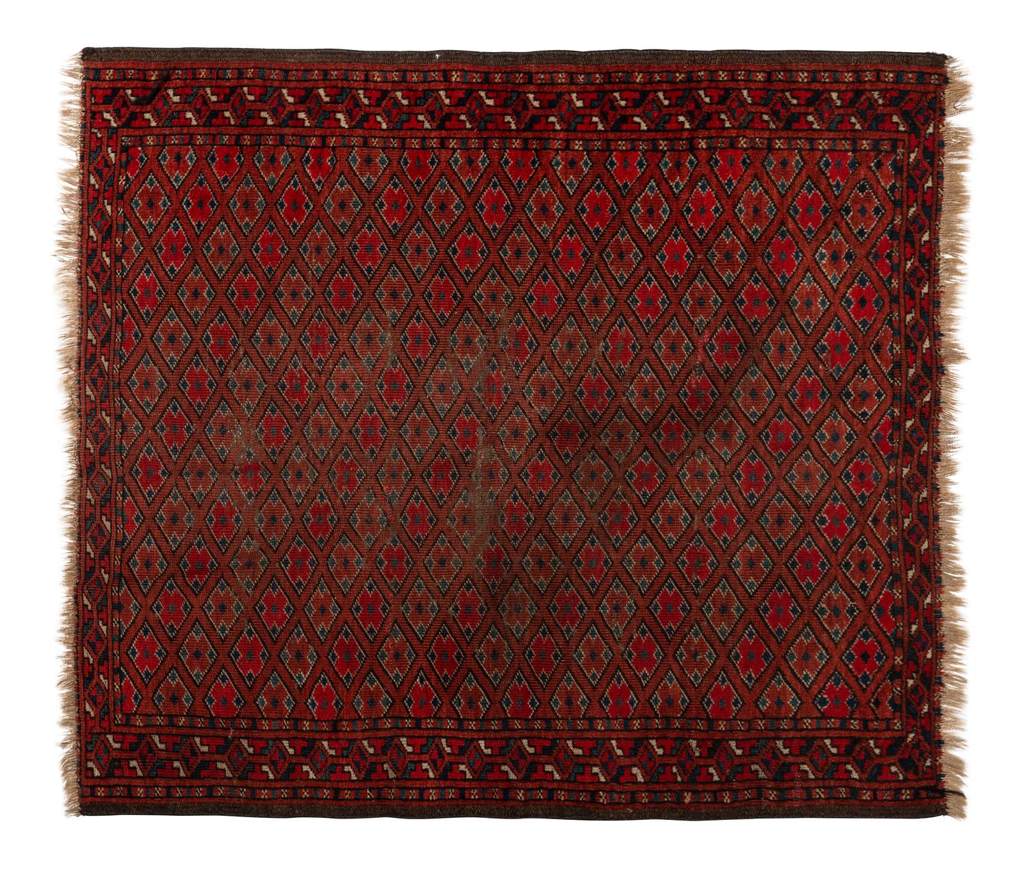 A Persian Throw Rug