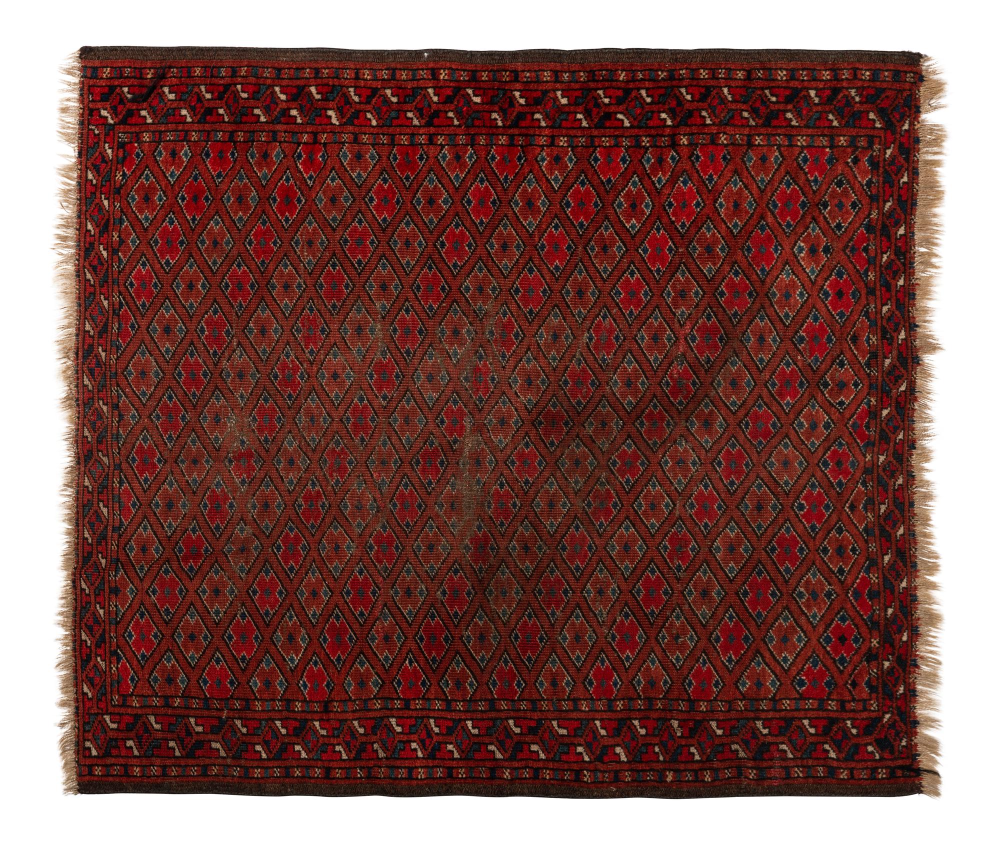 A Persian Throw Rug