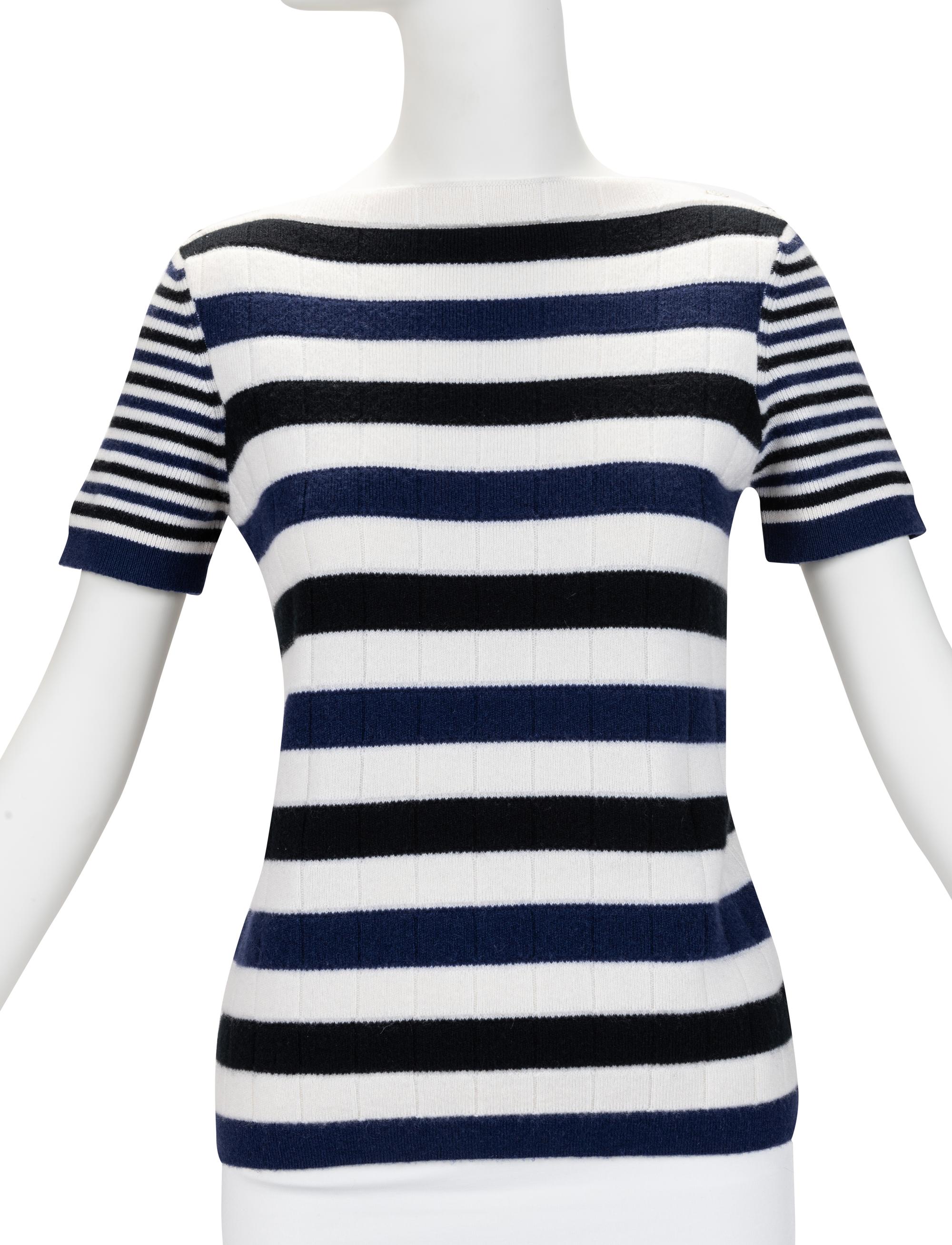 Chanel Short Sleeve Sweater, 2013