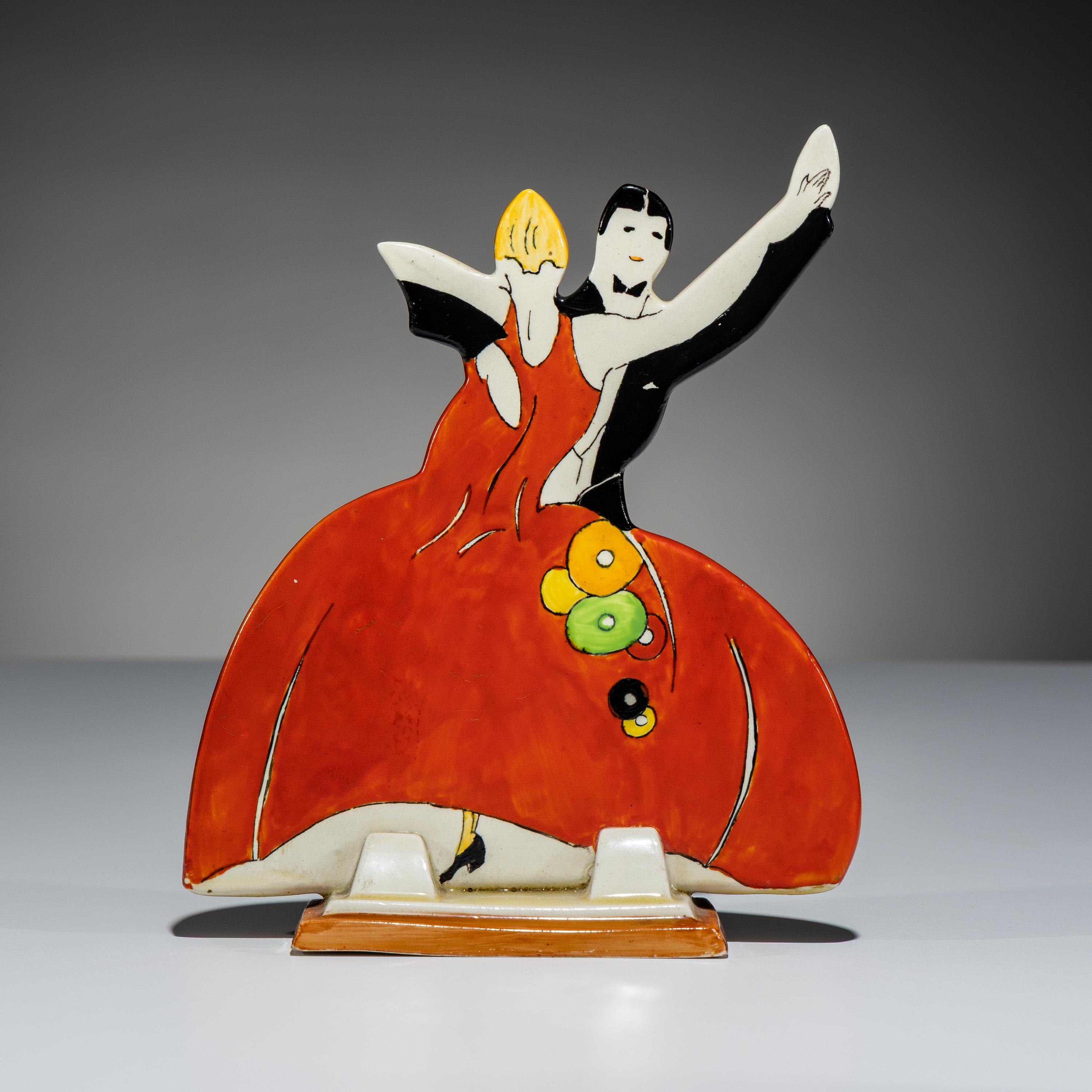 Clarice Cliff (English, 1899–1972) — Age of Jazz, Dancing Couple