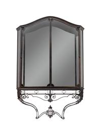 A French Belle Époque Ironwork Vitrine Cabinet — LATE 19TH/EARLY 20TH CENTURY