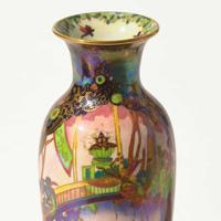 A Wedgwood Fairyland Lustre Baluster-Form Vase UK, 1920s