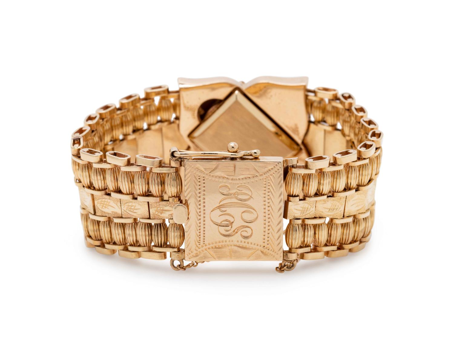 BARA, YELLOW GOLD SURPRISE WATCH