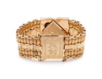 BARA, YELLOW GOLD SURPRISE WATCH